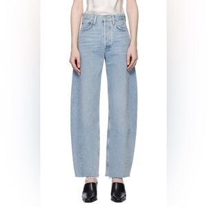 Agolde Blue Luna High Rise Pieced Jeans